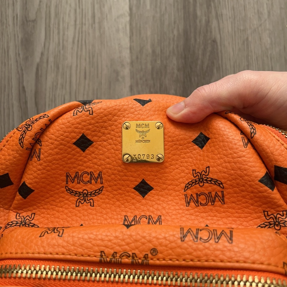 Authentic MCM mini backpack - Picture 2 of 6